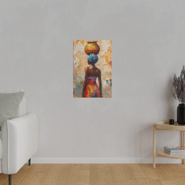 African woman wall art print, ethnic canvas wall decor - Image 16