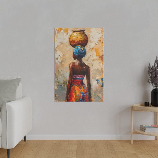 African woman wall art print, ethnic canvas wall decor - Image 13