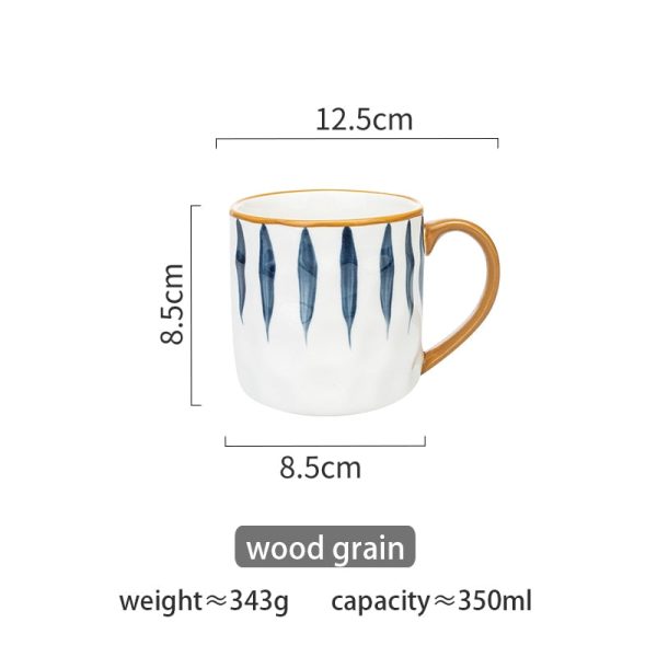 Blue and white mug 12 oz (35 cl) - Image 3