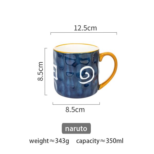 Blue and white mug 12 oz (35 cl) - Image 4