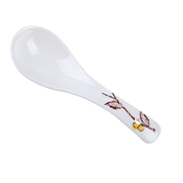 Japanese ceramic spoon, asian style ramen and rice spoon - Image 9