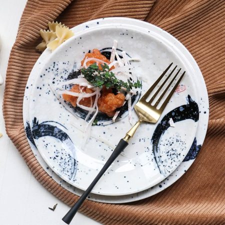 Ceramic steak plate