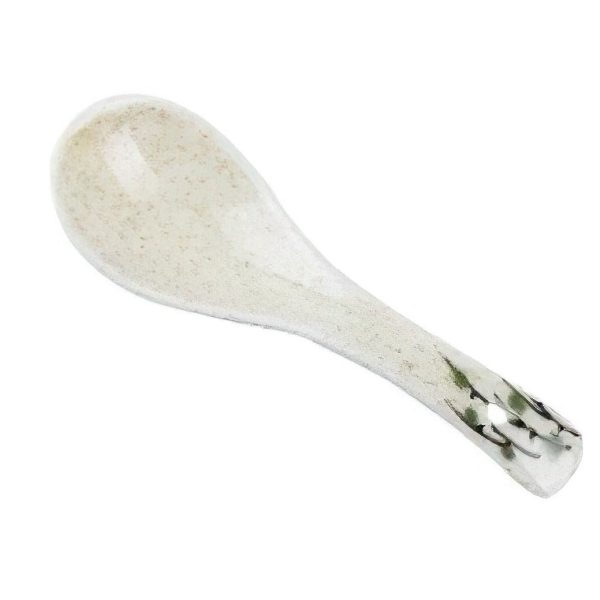 Japanese ceramic spoon, asian style ramen and rice spoon - Image 11