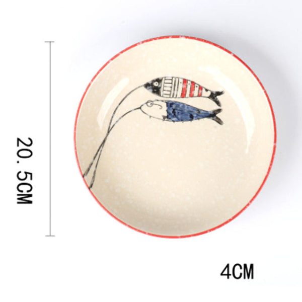 Ceramic deep plate 8 inch - Image 11