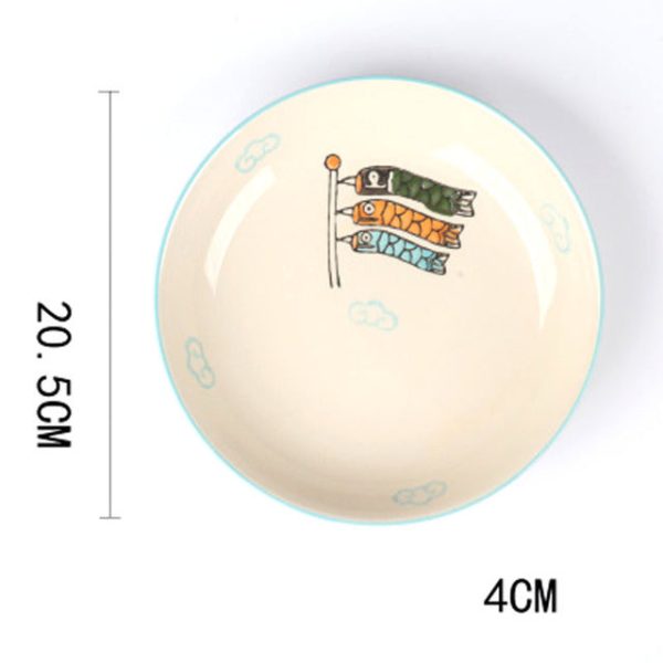 Ceramic deep plate 8 inch - Image 10