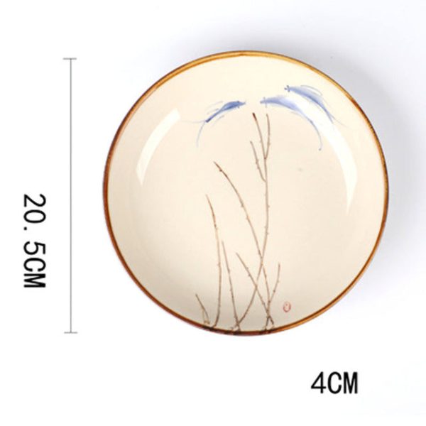 Ceramic deep plate 8 inch - Image 9