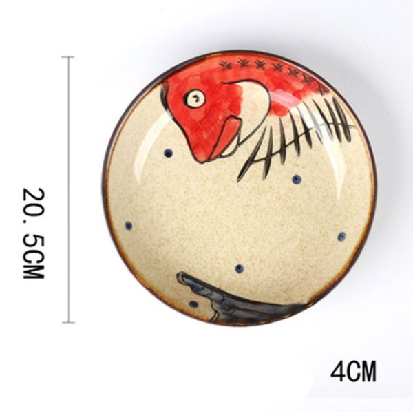 Ceramic deep plate 8 inch - Image 14