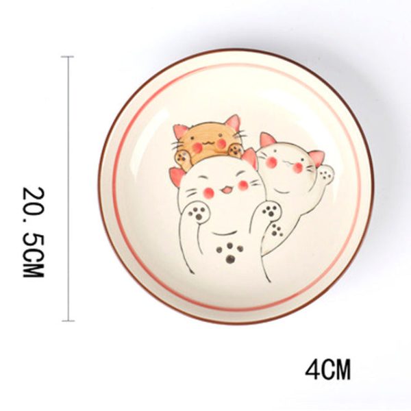 Ceramic deep plate 8 inch - Image 7