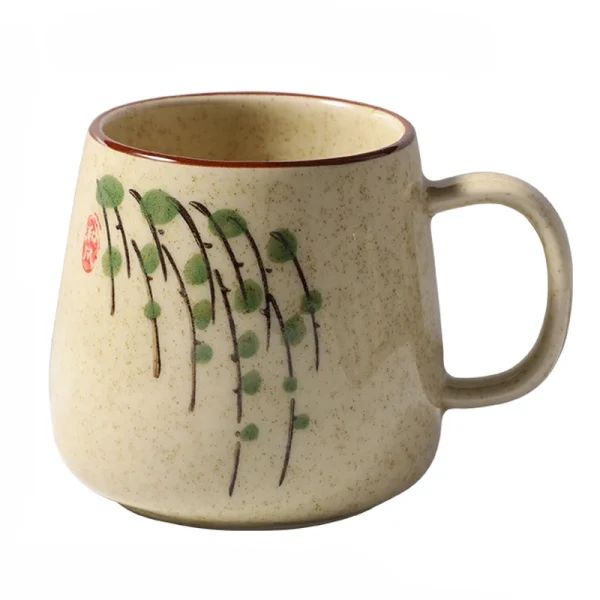 Japanese Retro Style Coffee Mug - 13 oz - Image 12