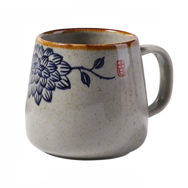 Japanese Retro Style Coffee Mug - 13 oz - Image 11