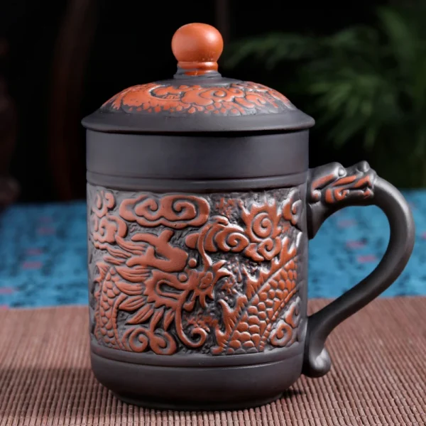 Chinese Purple Clay Tea mug 14 oz (42 cl) - Image 3