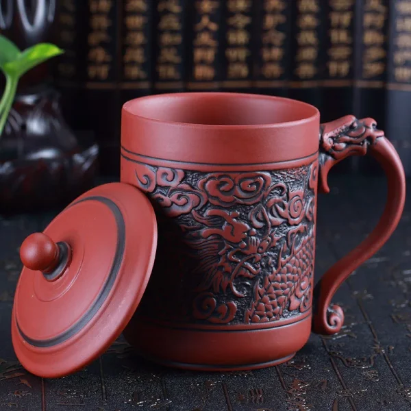 Chinese Purple Clay Tea mug 14 oz (42 cl) - Image 9