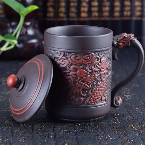 Chinese Purple Clay Tea mug 14 oz (42 cl) - Image 8