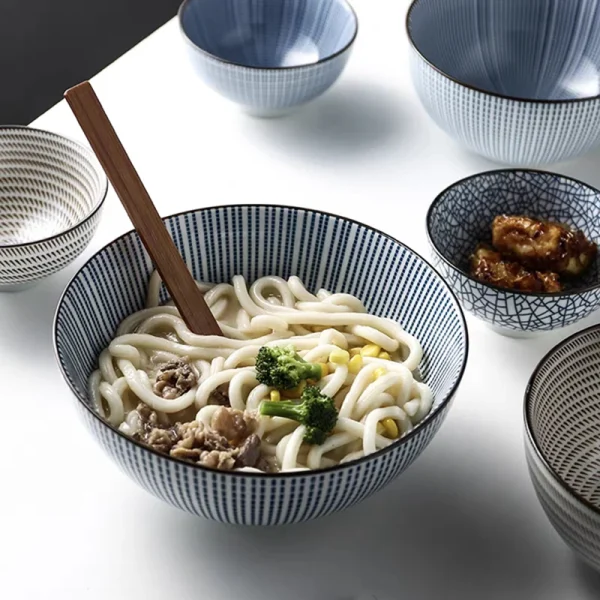 6 Inches Japanese Ceramic Ramen Bowl - Image 5