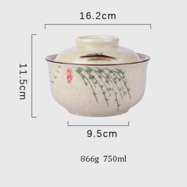 Ramen or Stew Bowl with lid - Image 6